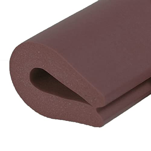 Image of Baby Safety Child Proofing U Shape Edge Protector Corner Cover Guards Cushion for Glass Table and Thin Table Tops (Brown) (Pack of 12)