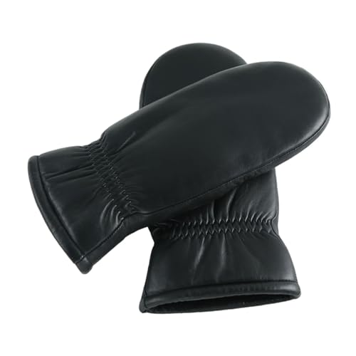 Épais mitaines chauffantes pour femmes et hommes gants cuir contre froid