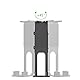 conecto Lautsprecher Wandhalterung, kompatibel mit Sonos® One, Sonos® One SL, Sonos® Play:1, Traglast: 3kg, schwarz