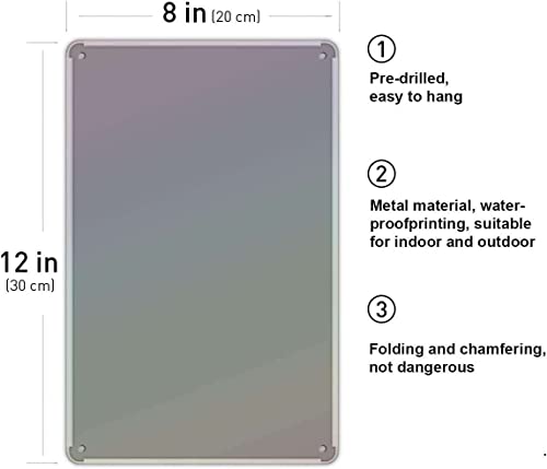 Vintage Metal Signs - Prayer Of St Francis Tin Sign Religious Poster Wall Art Decor Plaque for Home Club Cafe Living Room 8x12 inch