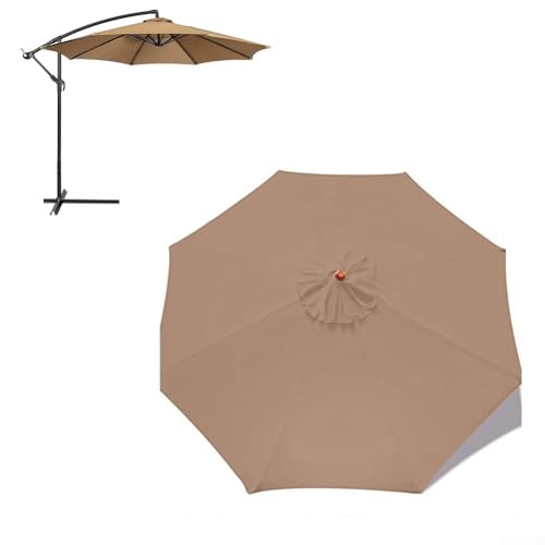 Auvent de parasol 2,7 m en polyester imperméable pour votre terrasse - 2