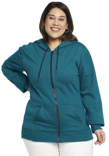 Image of Wear Your Opinion Women's Plus Size Fleece Zipper Hoodie Jacket