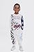 Bluey Little Boys T-Shirt and French Terry Jogger Pants Outfit Set Off White 7-8
