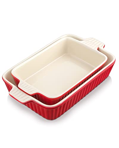 MALACASA, Serie Bake.Bake, 2-TLG. Set Porzellan Backform Kuchenform...