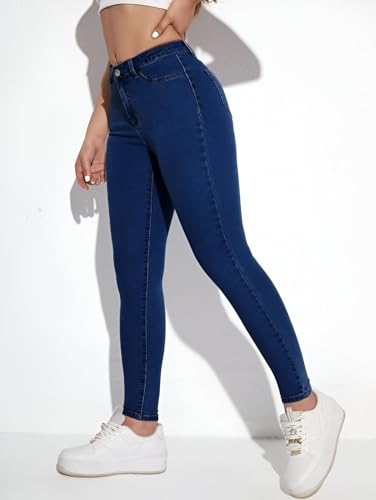 Image of Ben Martin Women's High Rise Skinny Fit Stretchable Denim Jeans Pant