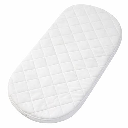 Bluemoon Bedding Matelas de landau en microfibre hypoallergénique 74 x 33 x 4 cm d'épaisseur...