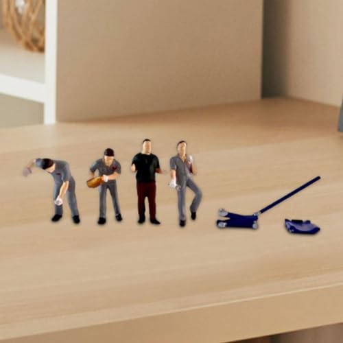 Figurines diorama miniatures pour layout de micro scène créative - 6