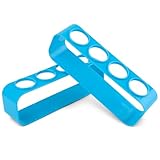 ARPOVIST 2 Pcs Blue 4 Holes Flavor Cartridge Holder Stand for Cirkul,Plastic Test Tube Rack Storage Organizer, Compatible with Cirkul Water Bottle Accessories Refills Gifts