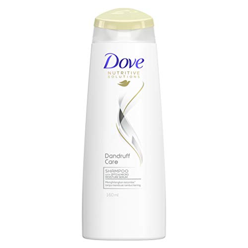 Dove Dandruff Care Shampoo, Zinc Pyrithione + Micro Moisture Serum Stops Dandruff without Drying Hair, Dandruff & Itchy Scalp Shampoo, 160 ML