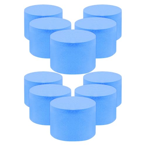 Mobestech Tapones de Esponja para Hábitat de Hormigas 10 Unidades Esponja Absorbente para Tubos de Ensayo Bloquea Agua y Mantiene Humedad Adecuado para Nidos Tubulares Agrícolas