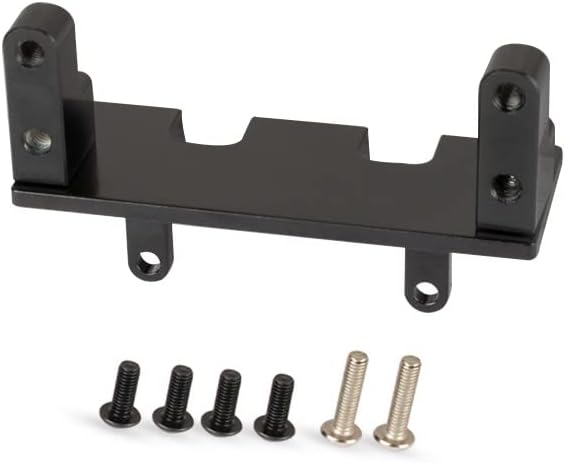 KYX Racing CNC Machined Aluminum Front Axle Servo Mount Linkage Upgrades Parts Accessories for 1/18 RC Crawler Car Axial Capra UTB18