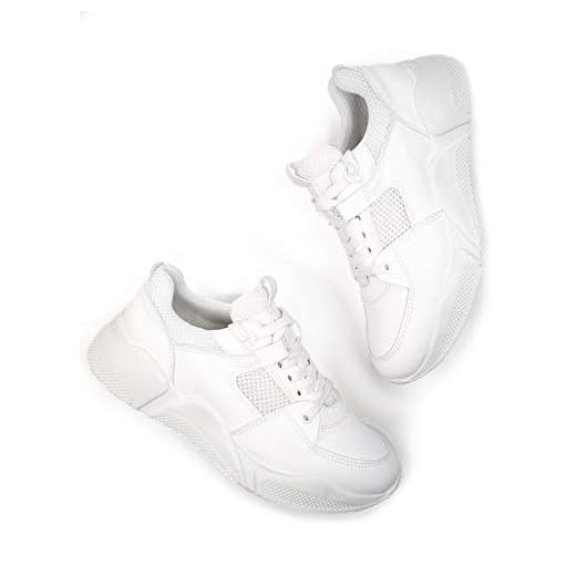 Will's Vegan Chicago - Zapatos para Mujer, Color Blanco, Color Blanco, Talla 39.5 EU