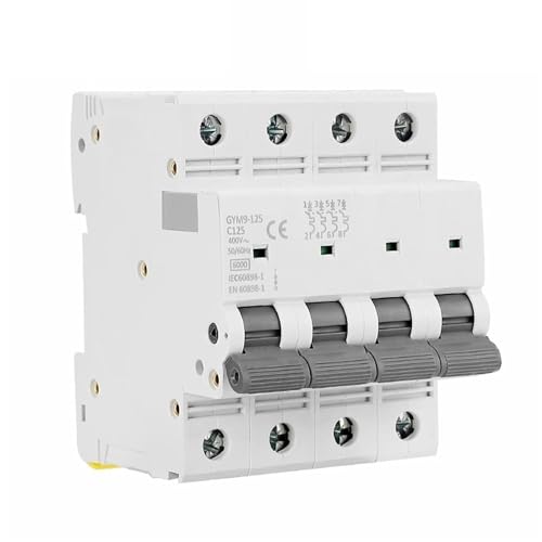 Disyuntor GYM9 FP de 4 polos y 100A para corriente alterna de 400V