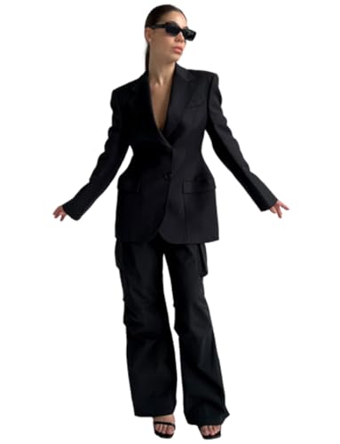 Veste de costume femme revers échancré du bureau au quotidien