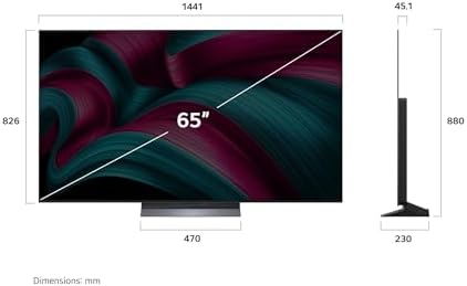 Bild 6 - LG OLED65C5ELB TV 65 Zoll (165 cm) 4K OLED evo AI TV (α9 Gen8 4K AI Prozessor, webOS 25, 120Hz (VRR bis zu 144Hz)) [Modelljahr 2025]