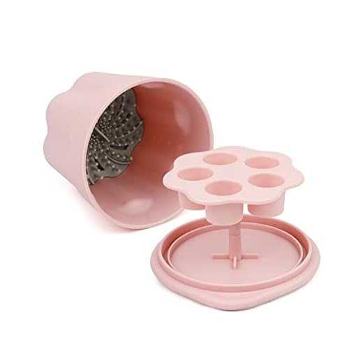 Limpiador Brochas Maquillaje, DIYCUT 2 en 1 Tendedero para Brochas, Almohadilla de Cepillo de silicona, Portaescobillas Cosmético para Herramienta de Secado y Limpieza