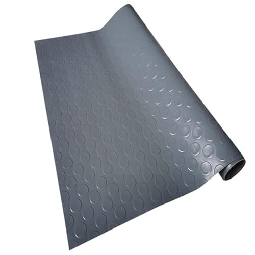 Alfombrilla de goma para suelo – Alfombrilla de garaje antideslizante resistente al agua para taller y gimnasio, diseño extra grande para una protección duradera del suelo