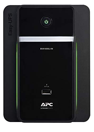 APC Easy UPS BVX1600LI-IN 1600VA / 900W Power Backup UPS for Content Creators & Small Business | 6 Backup Sockets with AVR Protection | Ideal for Editing Setups, Workstations | 2 Year Warranty