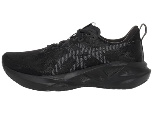 ASICS Men's NOVABLAST 5 Running Shoes, 10.5, Black/Carrier Grey
