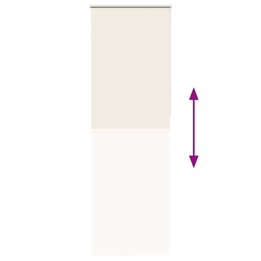 Verdunkelungsrollo, Elfenbeinfarben, 70 x 230 cm | 100 % Polyester, leicht zu reinigen, Wand- oder Fenstermontage, Kindersicherung