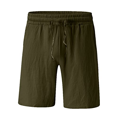 Pantalones cortos de lino para hombre talla Medium miniatura 2
