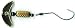 Macks Lure 63355 Spin Drift Walleye Bait, Chartreuse Green Tiger