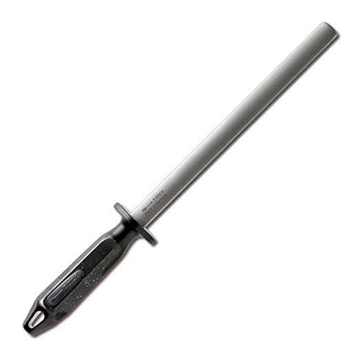 F. DICK Wetzstahl Diamant (25 cm Klinge, Diamantbeschichtung, 2-K-Griff) 7320325-75, 10(L)"