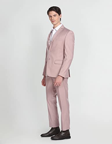 Image of Arrow Tailored Fit Dobby Suit Pink