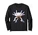 Divertente simpatico Axolotl Animal Salamandra Fish Graphic Print Tee Maglia a Manica