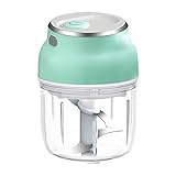 BELIVERSE Food Processor Mini Food Processor Electric Garlic Chopper for Vegetables, Meat, Fruits, Nuts - Green
