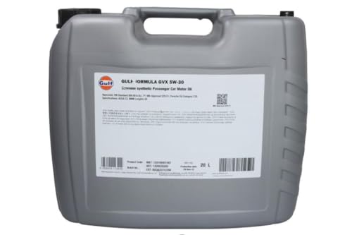 Kt(Gulf) GWIC FORMULA GVX 5W-30 ACEA/C3 API/SP \S 20L