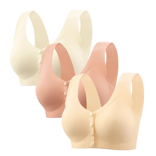 Soutien-gorge fermeture avant sans couture pour soulager le dos et les épaules