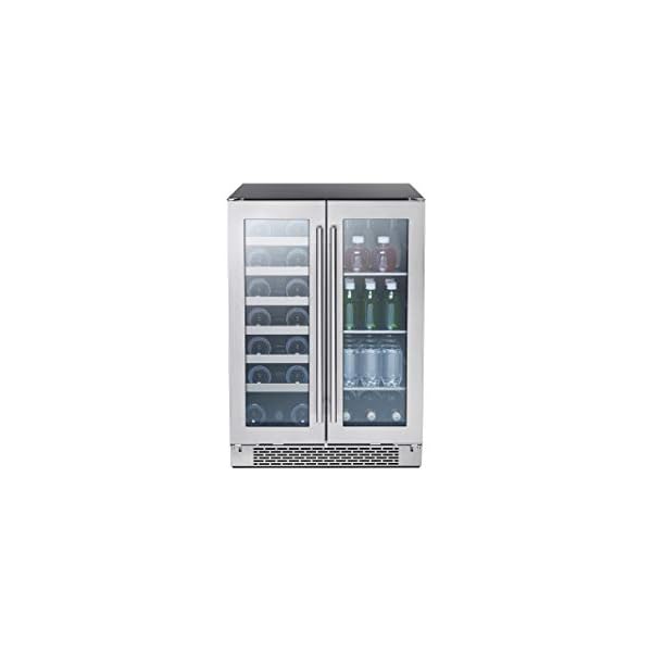 Zephyr 24″ Wine Fridge & Beverage Refrigerator Dual Zone Under Counter