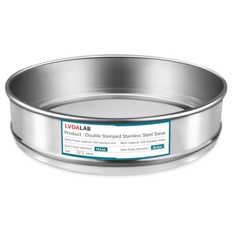 LVDALAB 304 Stainless Steel Lab Sieve Cover