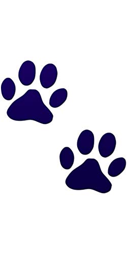 Pawprints (Pair) Ceramic Swimming Pool Mosaic (2