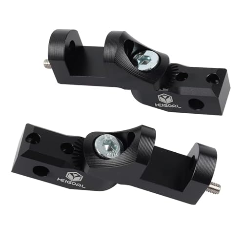 Motorrad Zubehör Passagier Fuß Peg Fuß Pedal Fußstütze Senkung Kit Für BMW R1150RT R1150R 1150 RT 1150 RT 2001-2005(Black)