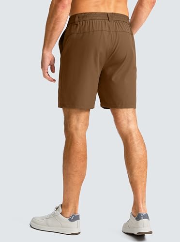 Image of G Gradual Men's Casual Shorts 7 inch Lightweight Golf Shorts for Men Stretch with 3 Pockets Quick Dry Breathable Work Shorts