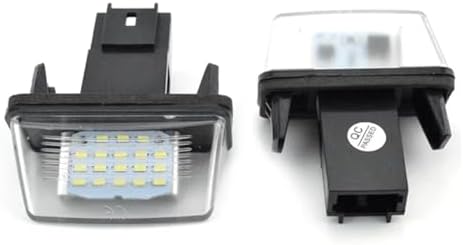 Mirror Indicator Light 1/2Pcs Car LED License Number Plate Light(1pc)