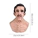 Old Man Masque Scary - Realistic Horror Latex masks, Spooky Old Man Face Costume | Creepy Cosplay Masquerade Headwear for Halloween Party, Haunted House, Fashion Photography Props Dress-Up