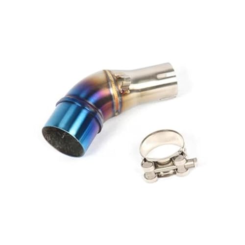 Silencieux d'échappement YZF R25 et R3 raccord intermédiaire en finition bleu azur