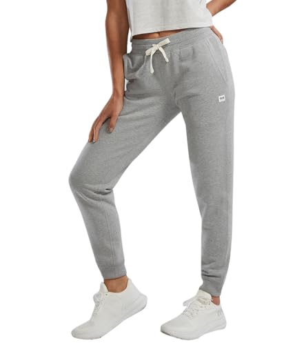 TYR Women's Ultrasoft Heavyweight Terry Jogger, Light Heather Grey, Large