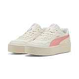 PUMA, Tenis Casuales Court Lally Skye, Mujer, Blanco con Rosa, Talla 25,5