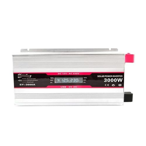 Inversor for acampar de 3000W y 12V24V con pantalla LCD para caravanas 2