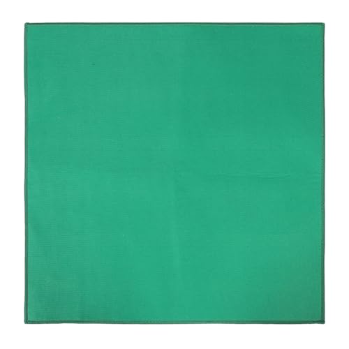 POPETPOP Quadratische Mahjong Spielmatte 80x80cm rutschfeste Schallabsorbierende Tischunterlage aus Dickem Material für Mahjong Poker und Brettspiele