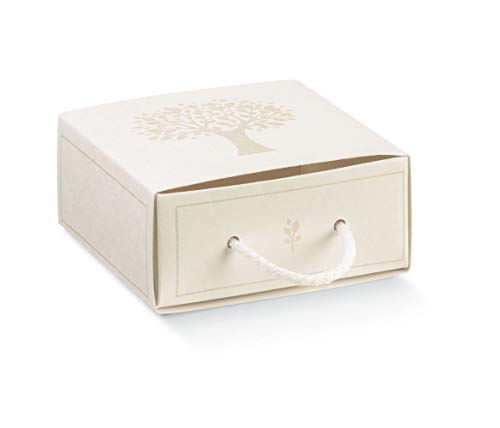 20X Albero della Vita Scatolina portaconfetti con