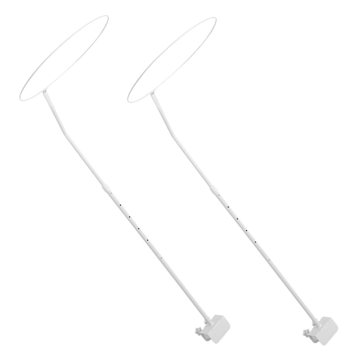 Support de filet à clipser en lot de 2 ensembles avec anneau de fixation