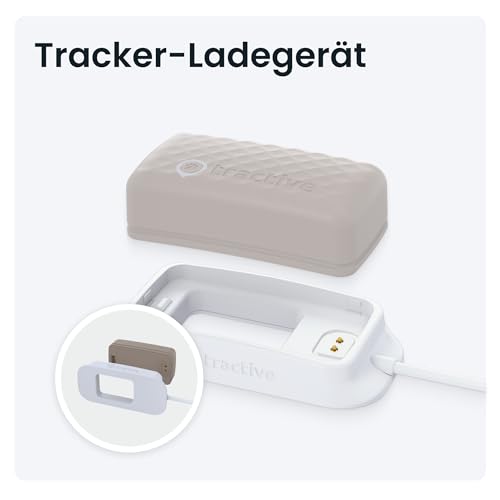Tractive Ladegerät für den CAT Mini GPS Tracker für Katzen (Weiß)