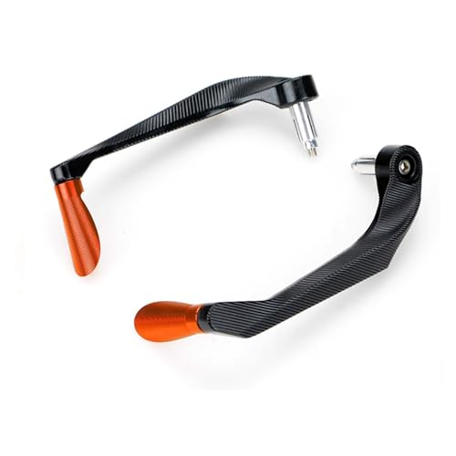 Protège-mains de moto pour affronter les pistes en V-Strom 1000 avec guidon 22mm orange