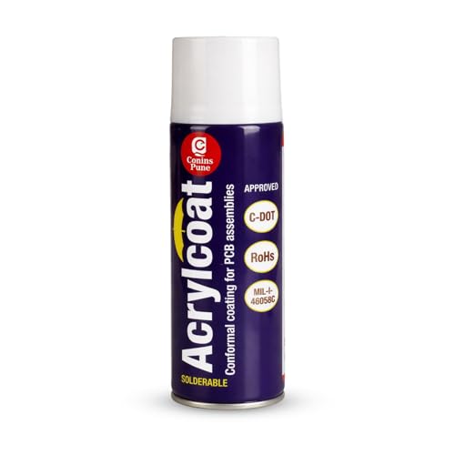 Image of Conins Acrylic Conformal Coating (500ml) for Printed Circuit Boards (PCB) - Quick Drying & Transparent - Protects Electronics from Rust, Corrosion, Moisture - AR-30 Solderable Protective Varnish