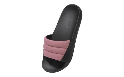 Image of Neeman's Squooshy Slides for Women | Cushioned & Comfortable Flip Flops for Women | Everyday Comfort, Flexible and Breathable | Black /Black UK4
